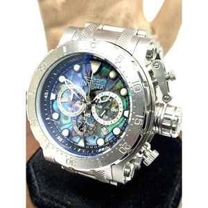 Invicta Men's Watch 26503 Coalition Forces Quartz Chronograph Abalone Dial Steel